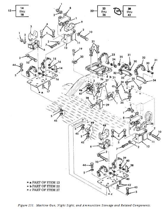 HM-1390 | HM-1390  Rear Gun Mount Plate Assembly HMMWV.JPG