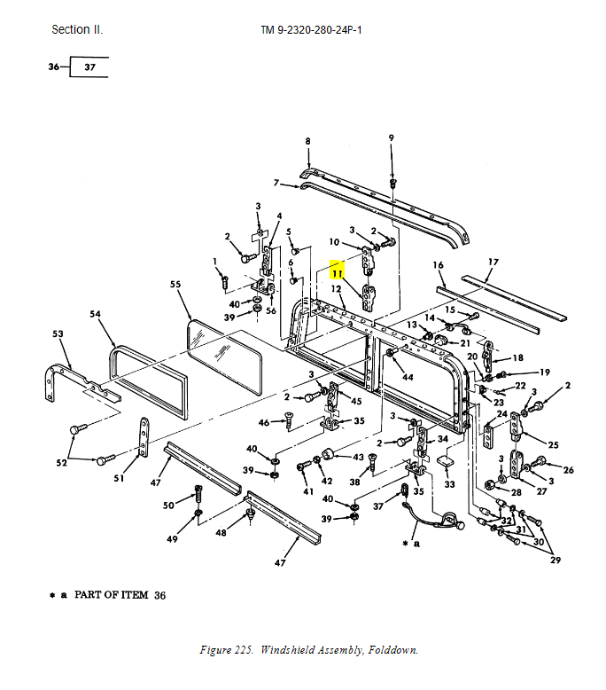 HM-1447 | HM-1447 Lower Right Hand Windshield Butt Hinge HMMWV Dia (1).JPG