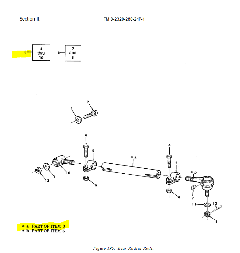 HM-148 | HM-148 Rear Stabilizer Bar with Tie Rod Assembly HMMWV Diagram (1).JPG