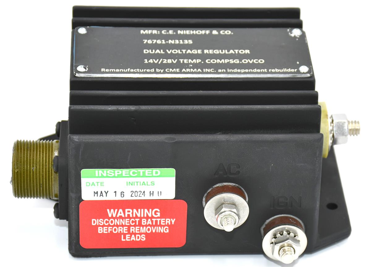 HM-1514 | HM-1514 Voltage Regulator 12V - 24V Dual Voltage Niehoff N3135 for Alternat (6).JPG