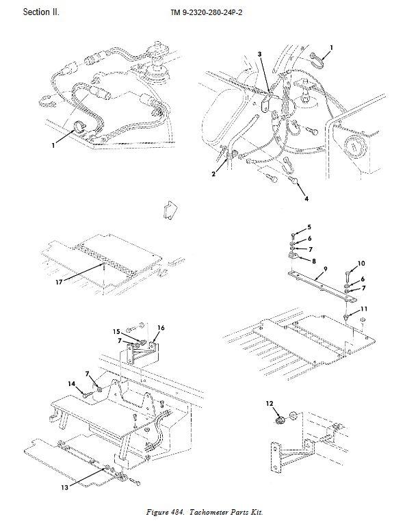 HM-1902 | HM-1902  Radio Tray Tachometer Mounting Bracket HMMWV (7).JPG