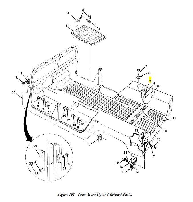 HM-1915 | HM-1915  Mending Reinforcement Plate For Body Assembly HMMWV (5).JPG