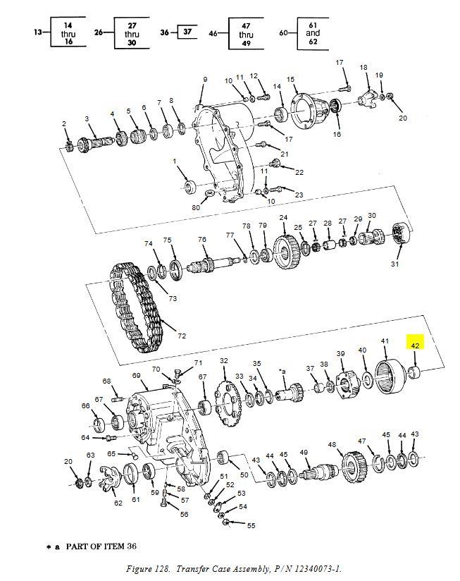 HM-1977 | HM-1977  Bearing Strap Hex Bolt For Transfer Case Assembly HMMWV (5).JPG