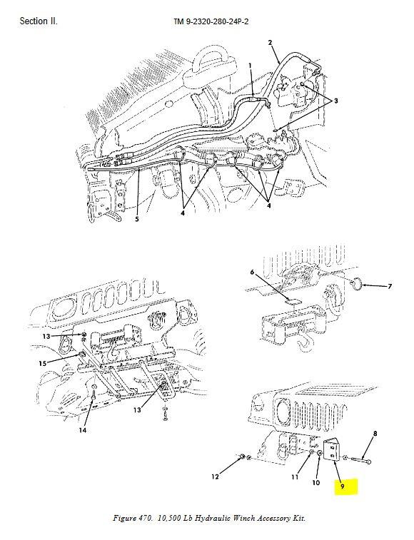 HM-2014 | HM-2014 10500 LB Hydraulic Winch LH Tow Hook Bracket HMMWV Dia (1).JPG