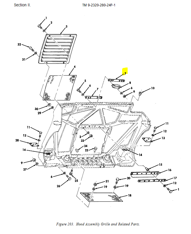 HM-333 | HM-333 Hood Grille Spacer Plate HMMWV Update Dia (1).JPG