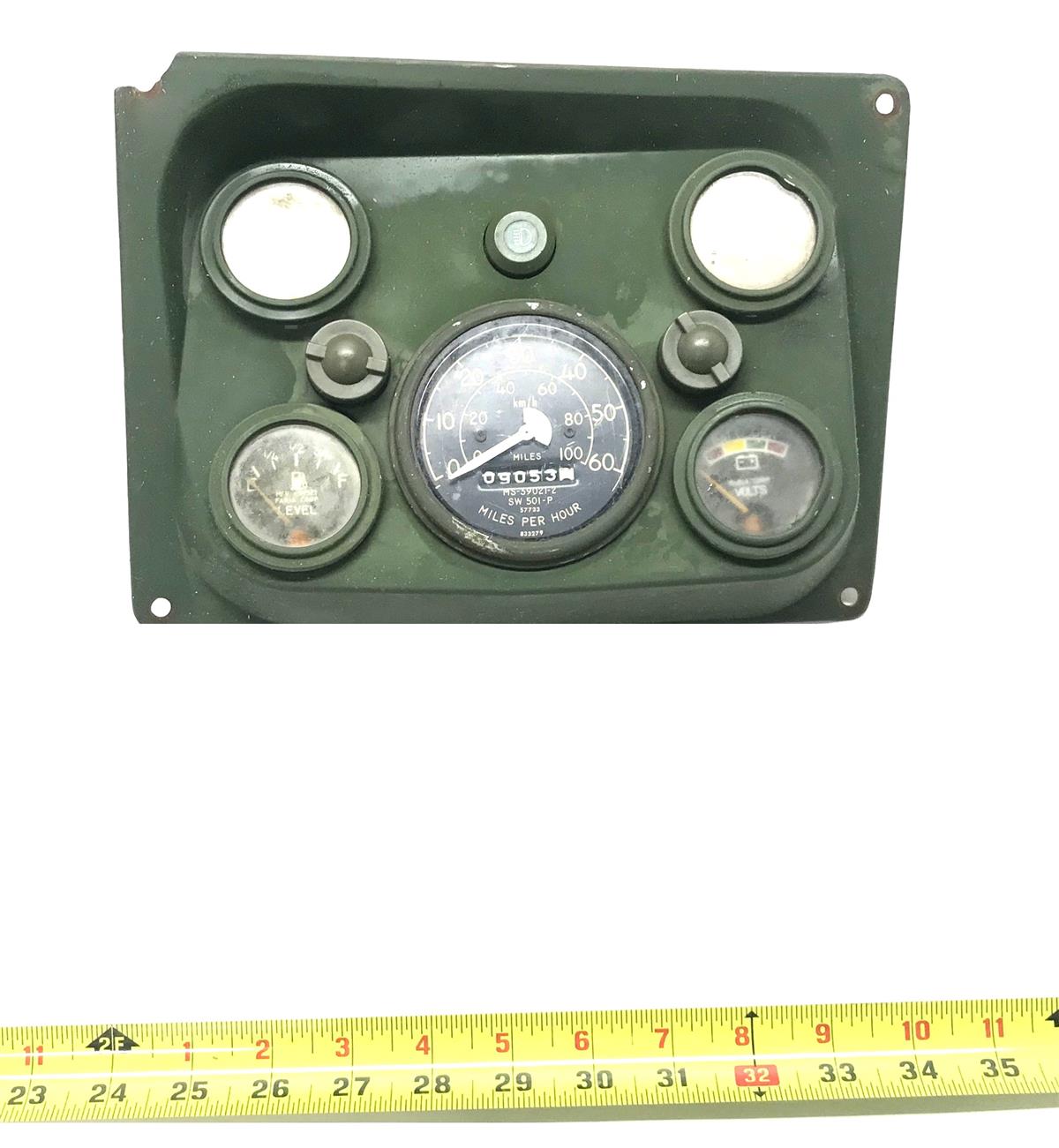 HM-334 | HM-334  Used Plastic Instrument Panel with Gauges HMMWV (10).jpg