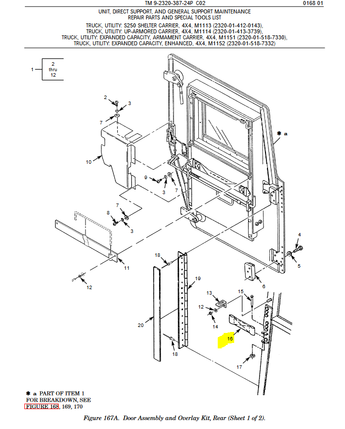 HM-3612 | HM-3612 Strap Webbing Rear Door Assembly HMMWV ECV Dia (1).JPG