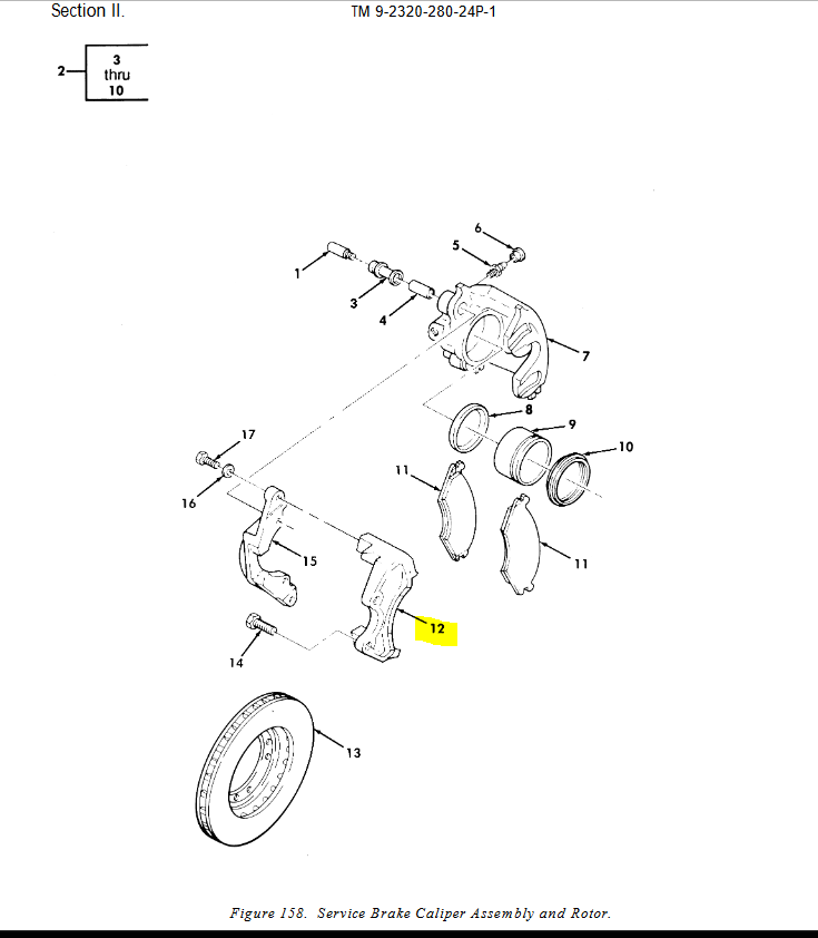 HM-3620 | HM-3620 Left Front Brake Disc Adapter HMMWV Dia (1).JPG