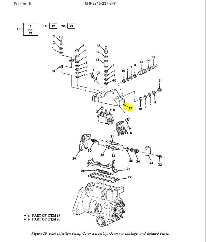 HM-3627 | HM-3627 Fuel Injection Pump Access Cover HMMWV (Dia 1).JPG