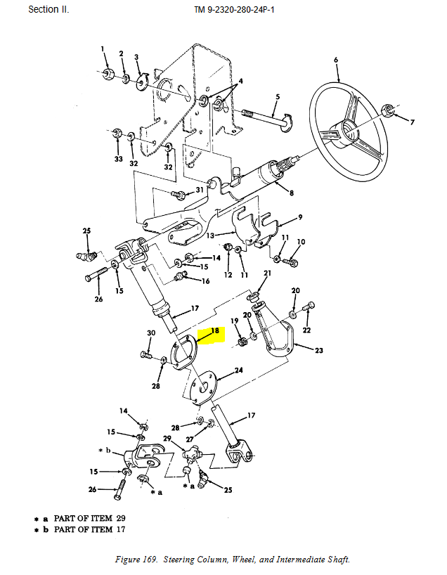 HM-3651 | HM-3651 Steering Column Intermediate Shaft Spacer Plate HMMWV Dia  (1).JPG