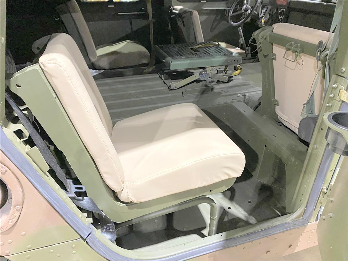 HM-3690 | HM-3690 Rear Position Tan Vinyl Seat with Tube Frame HMMWV 2.jpg