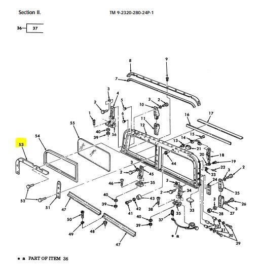 HM-3705 | HM-3705 Right Side Windshield Frame Structure (2).JPG