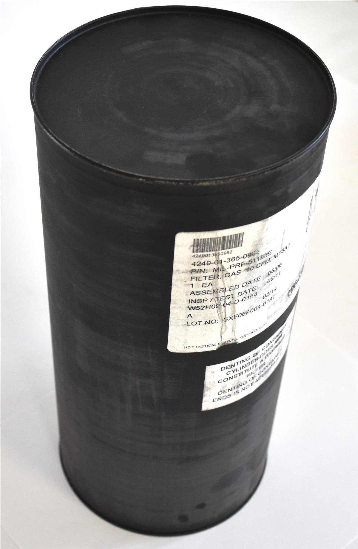 HM-3796 | HM-3796 Gas Filter for NBC Filtration System and Filter Mounting Hardware HMMWV (13).JPG