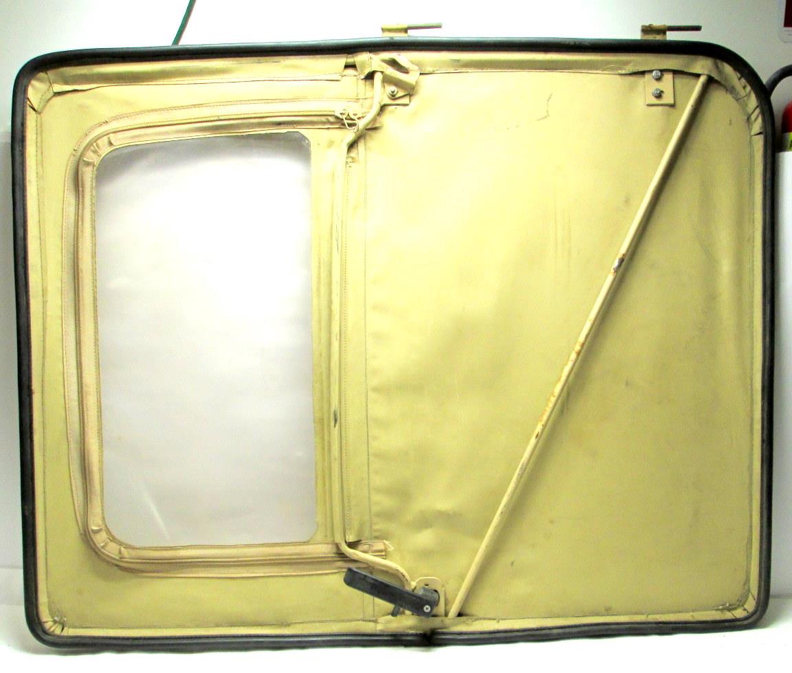 HM-524 | HM-524 Left Front Driver Side Tan Vinyl Soft Door HMMWV Update (3).JPG