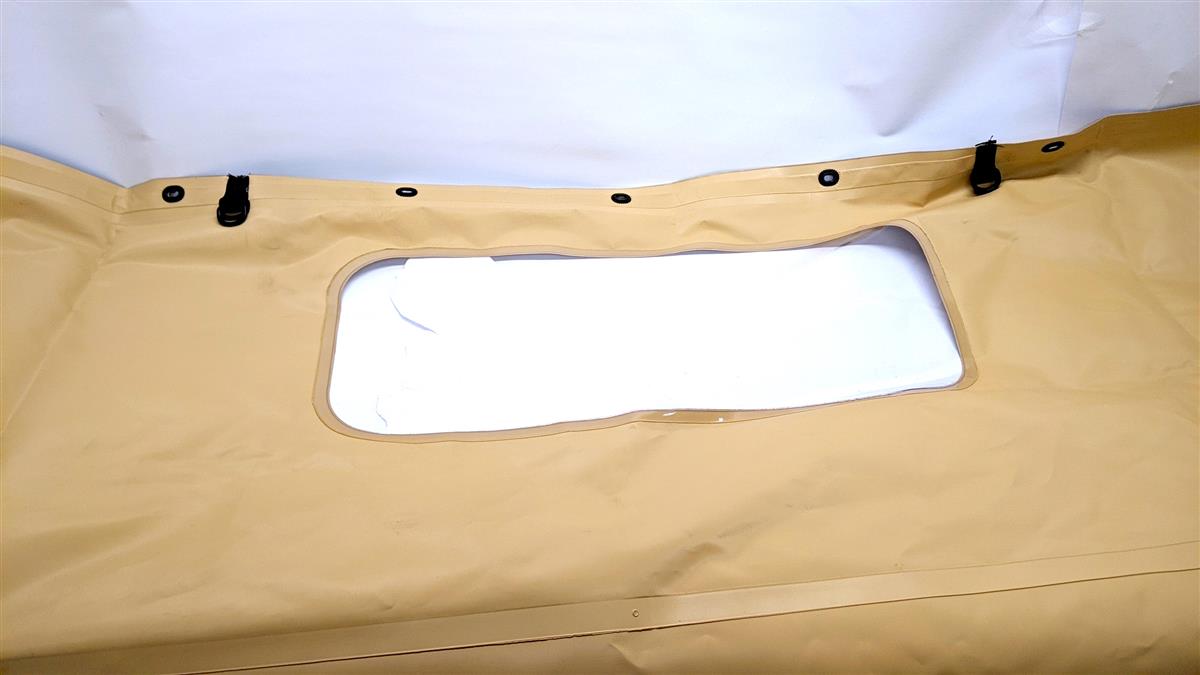 HM-676-Tan | HM-676-Tan  4 Man Crew Vinyl Tan Rear Curtain HMMWV (2).jpg