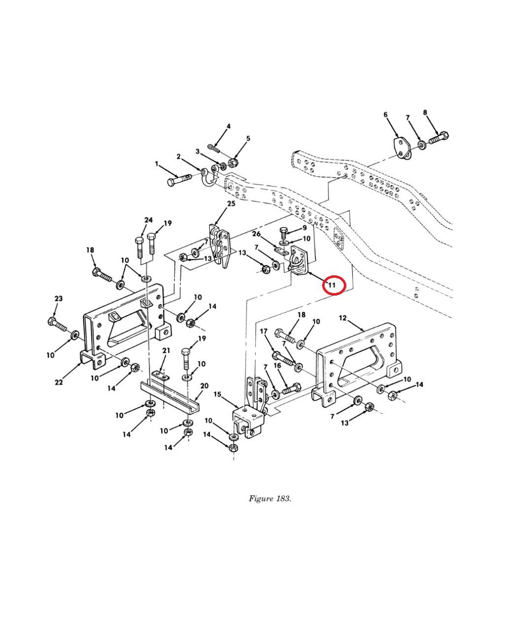 HM-988 | HM-988 HMMWV Rear Suspension Mounting Bracket Parts Diagram (Large).jpg