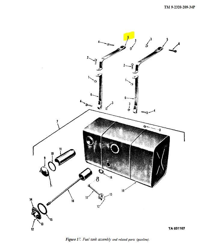 M35-1806 | M35-1806 Fuel Tank Retaining Band Diagram1.JPG