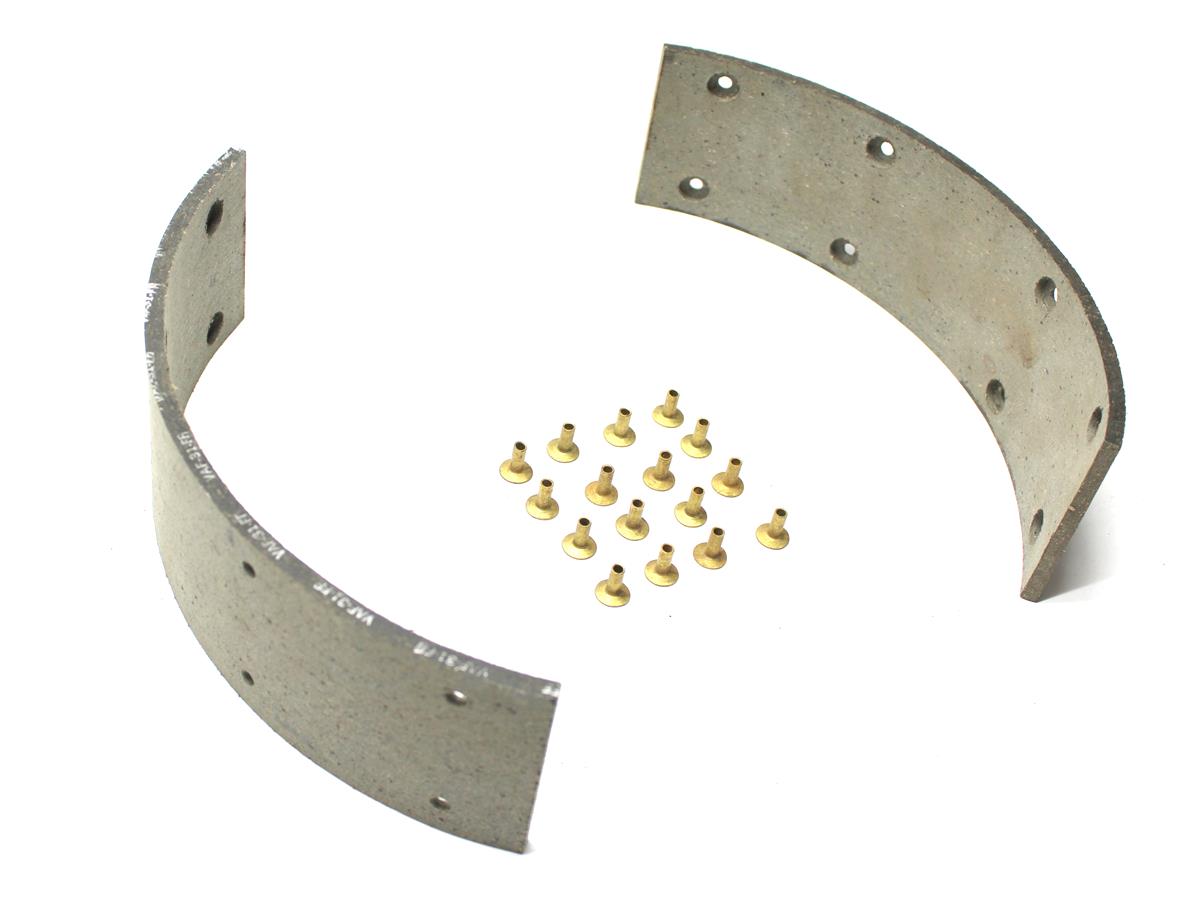 COM-5811 Parking Emergency Brake Shoe Lining Kit with Rivets M35A2 M54A2 M809