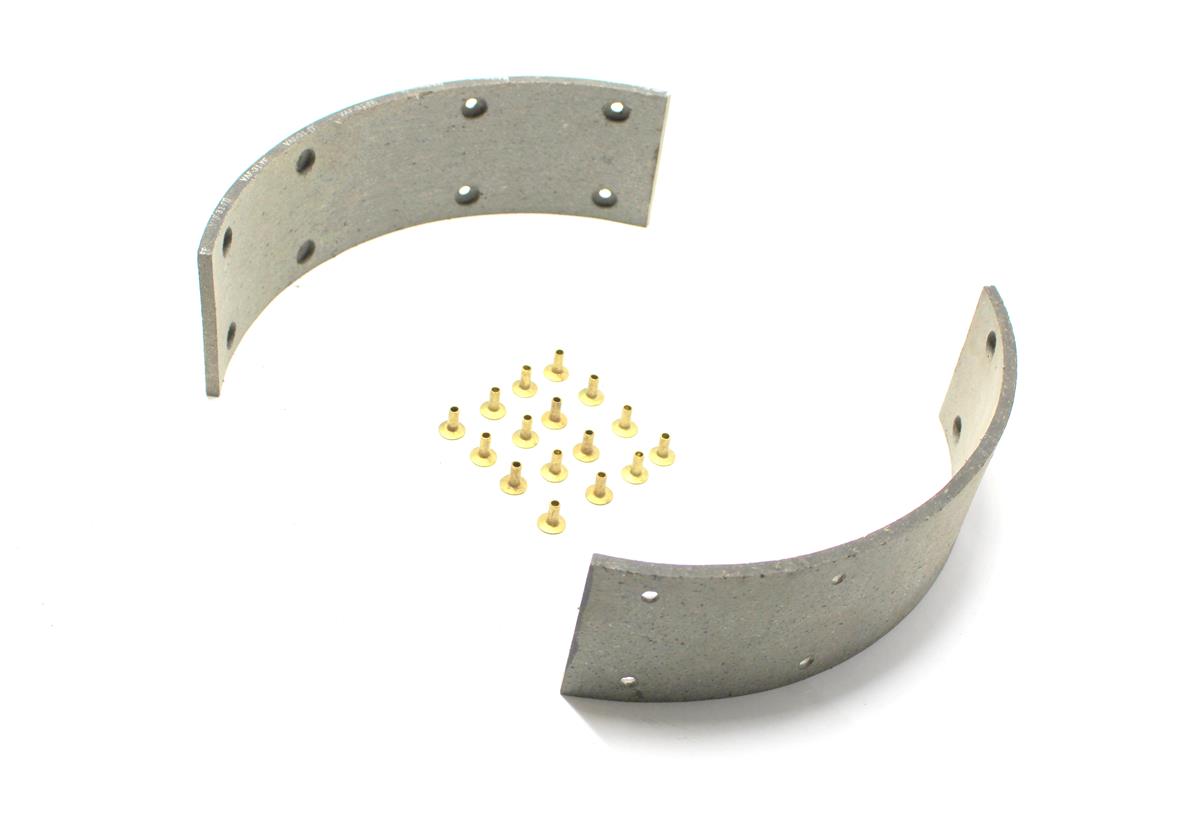 COM-5811 Parking Emergency Brake Shoe Lining Kit with Rivets M35A2 M54A2 M809