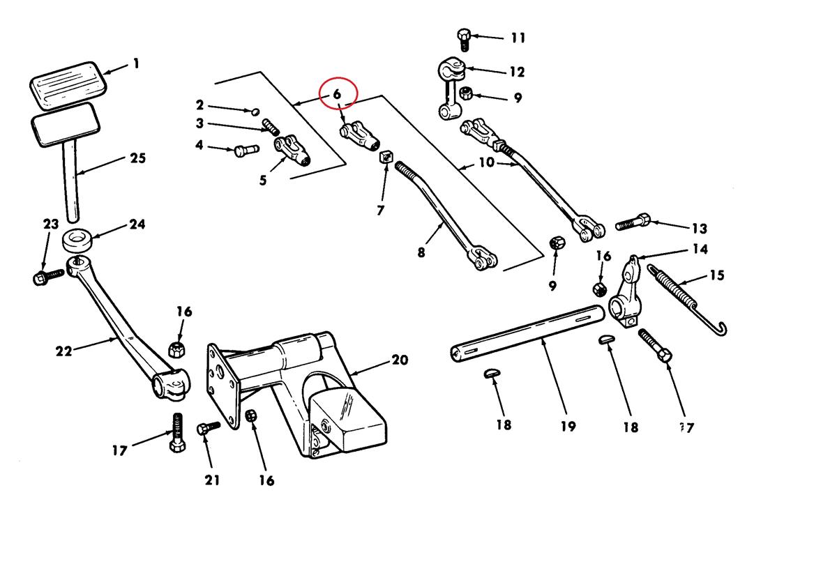 M35-709 | M35-709 Clutch Linkage Clevis Rod End Yoke Parts Diagram.jpg