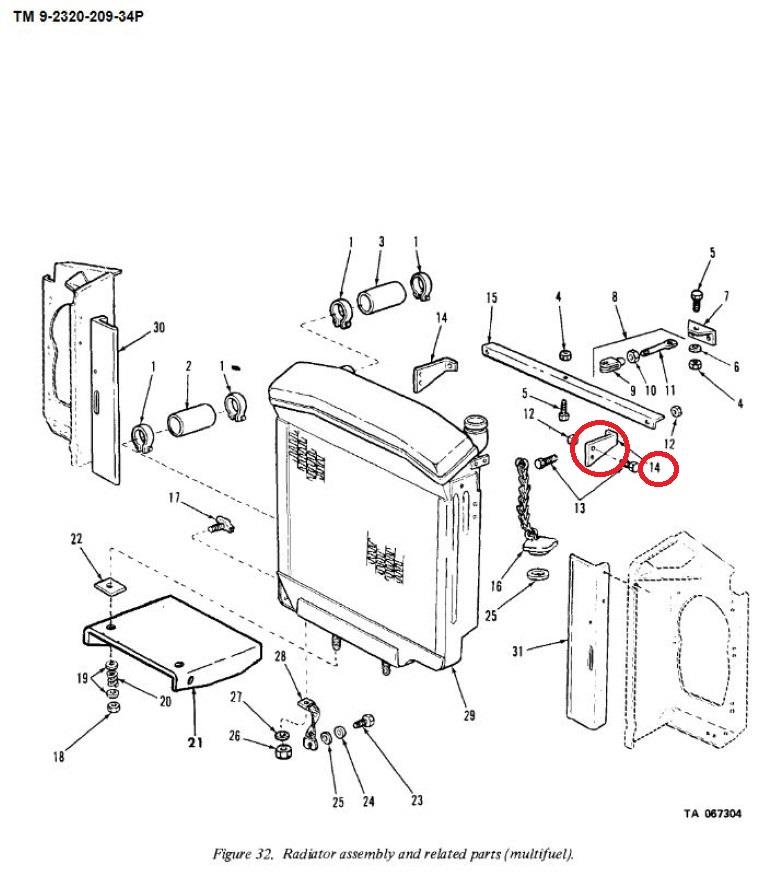 M35-744 | M35-744  Left Radiator Bracket M35 (2).JPG