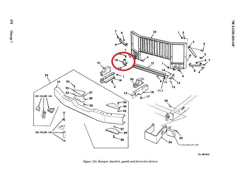 M35-777 | M35-777 M35A2 Right Brush Guard Hinge Bracket (12).jpg