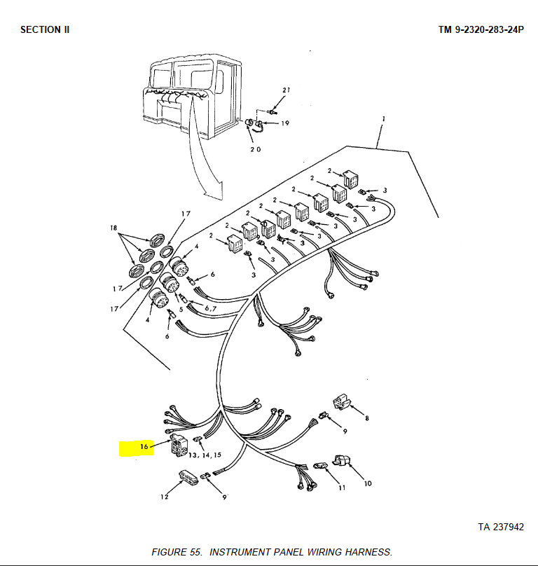 M9-1814 | M9-1814 Headlamp Switch Connector Body Plug M915 Diagram (1).JPG