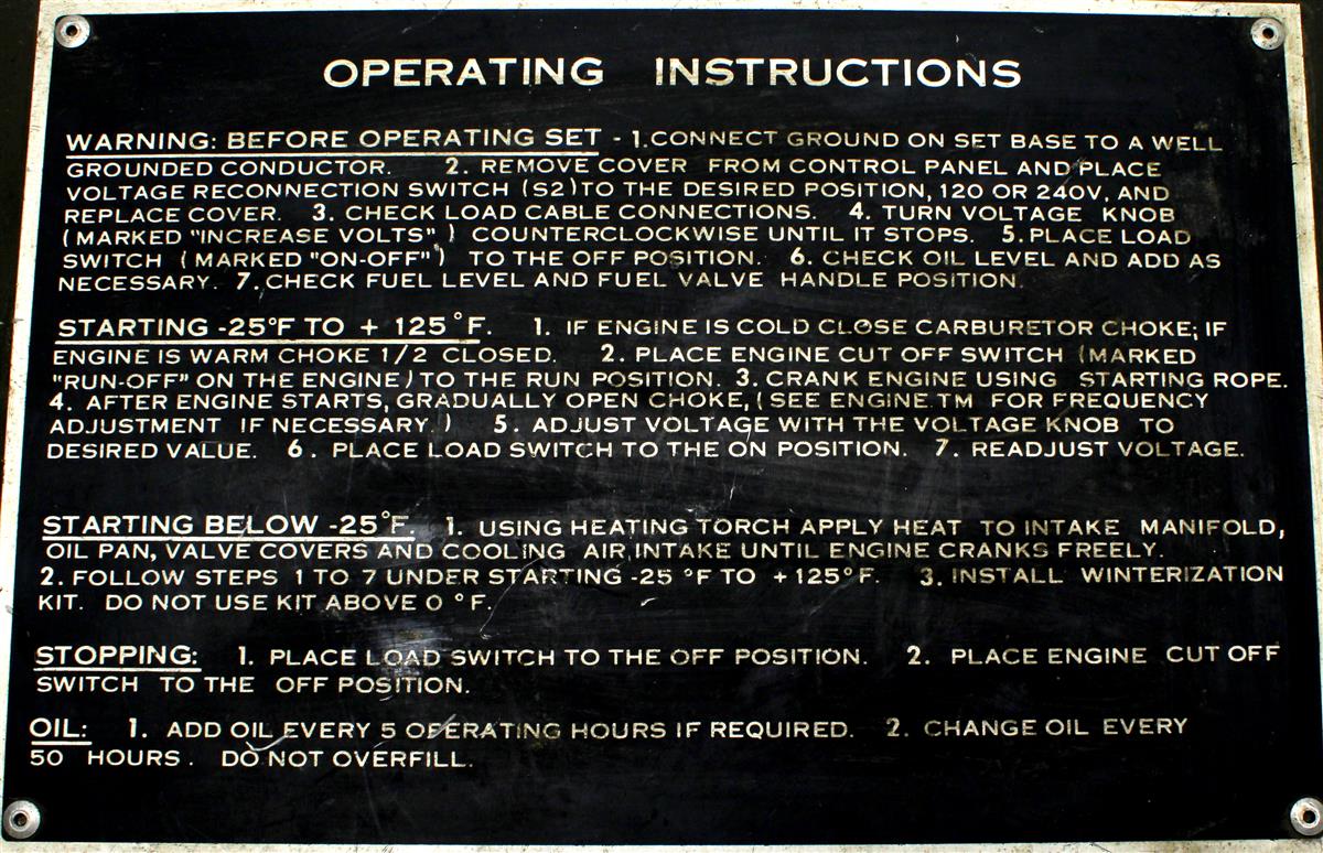 MSE-186 | MSE-186  Control Box Assembly 1.5 KW Generator Military Standard Engine 2A016 (8).JPG