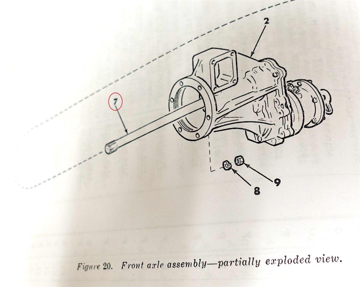 MU-147 | MU-147 Front Right and Rear Left Axle Shaft Mule M274 NOS.jpg