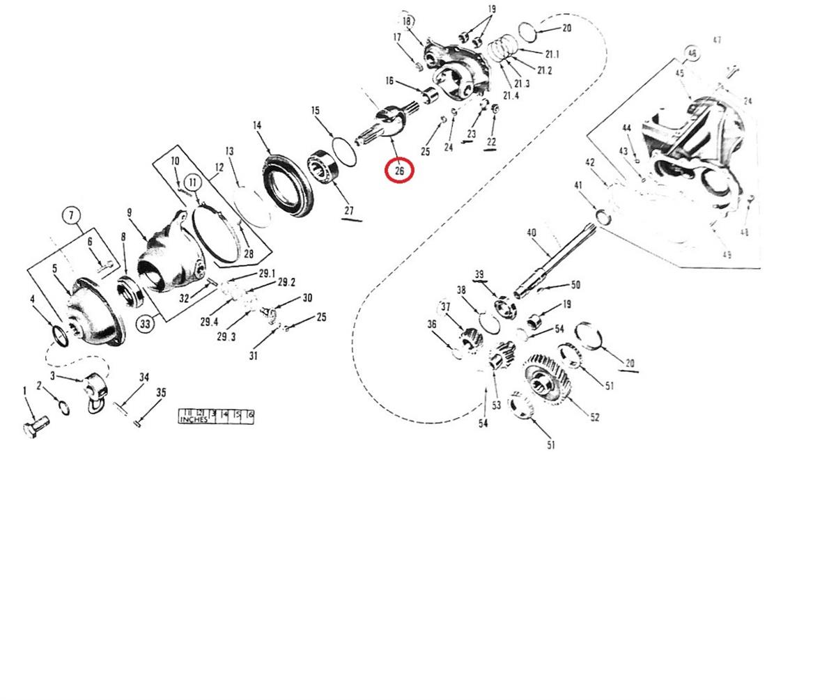 MU-176 | MU-176 Steering Axle Shaft Mule M274 Parts Diagram (Large).jpg