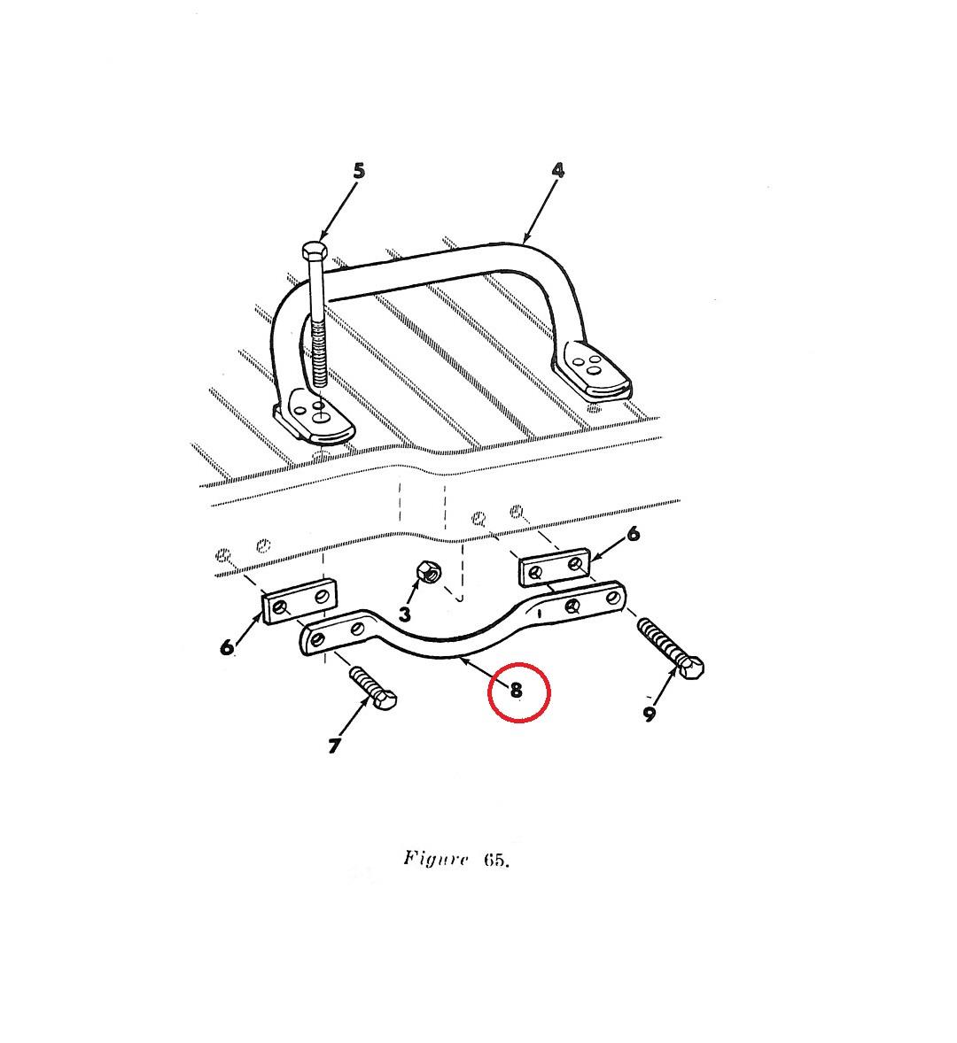 MU-232 | MU-232  Front Lifting Loop M274 Mule Parts Diagram (Large).JPG