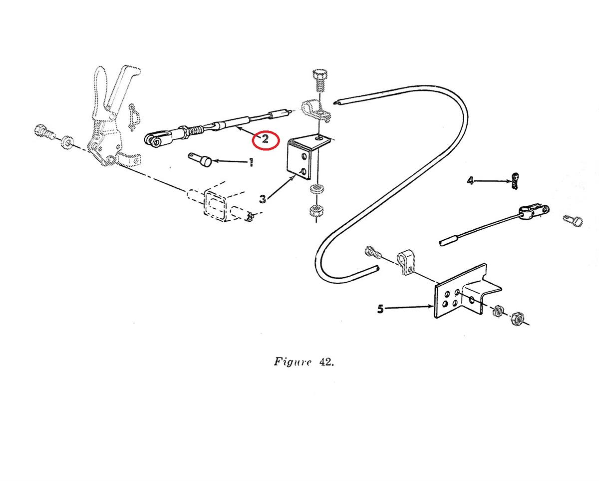 MU-257 | MU-257 Handbrake Cable M274 Mule Parts Diagram (Large).JPG