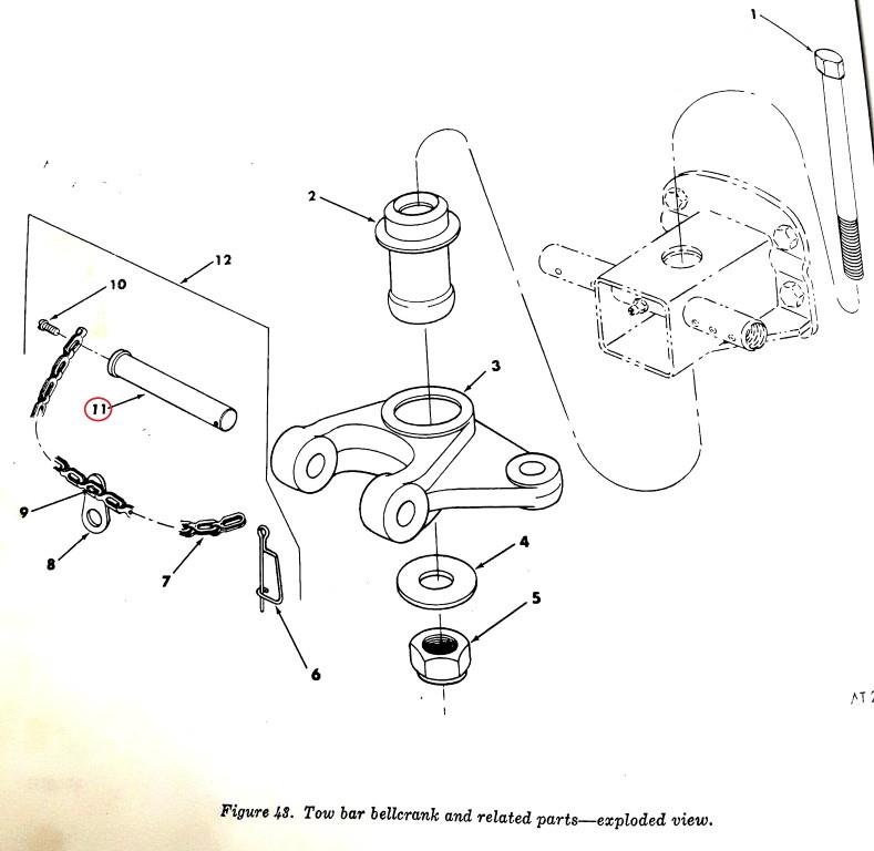 MU-265 | MU-265  Tow Bar Bellcrank Pin M274 Mule (2).jpg