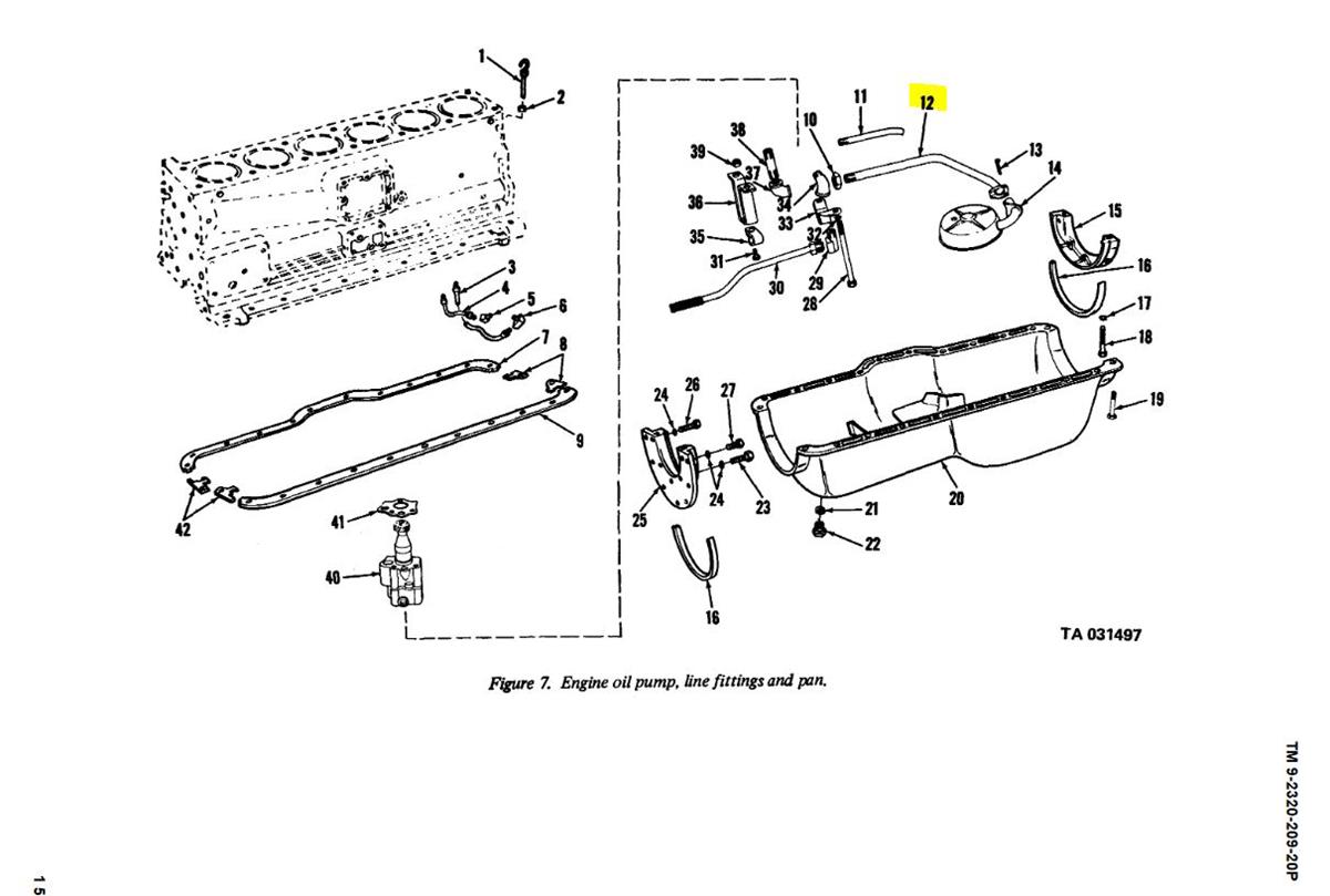 M35-833 | Oil pickup tube Dia 1.JPG