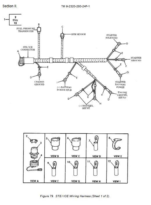 RAD-1951 | RAD-1951 Branched Wiring Harness Radio Set Dia (1).JPG