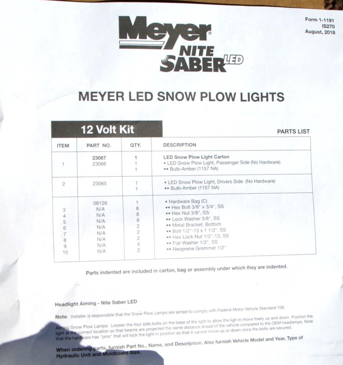 SNOW-048 | SNOW-048 Meyer EZ Plus V73 Lift Frame Assembly Meyer Snow Plow  (1).JPG