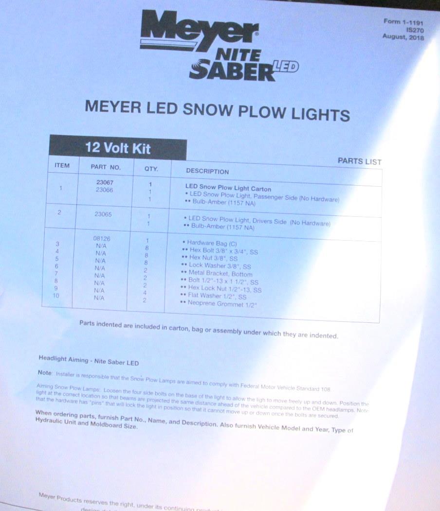 SNOW-048 | SNOW-048 Meyer EZ Plus V73 Lift Frame Assembly Meyer Snow Plow  (25).JPG