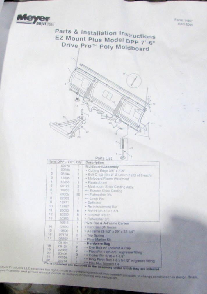 SNOW-058 | SNOW-058 Meyer EZ Plus MDII PAF Pivot A Frame Kit  (12).JPG