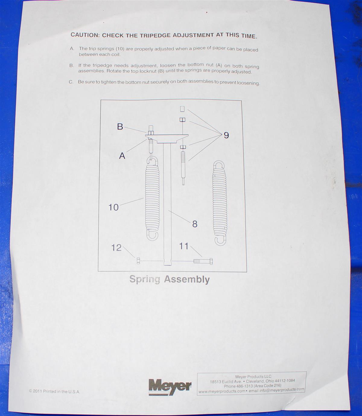 SNOW-067 | SNOW-067 Meyer EZ Mount Plus Diamond Edge 2 Blade Assembly Kit Meyer Snow Plow (5).JPG