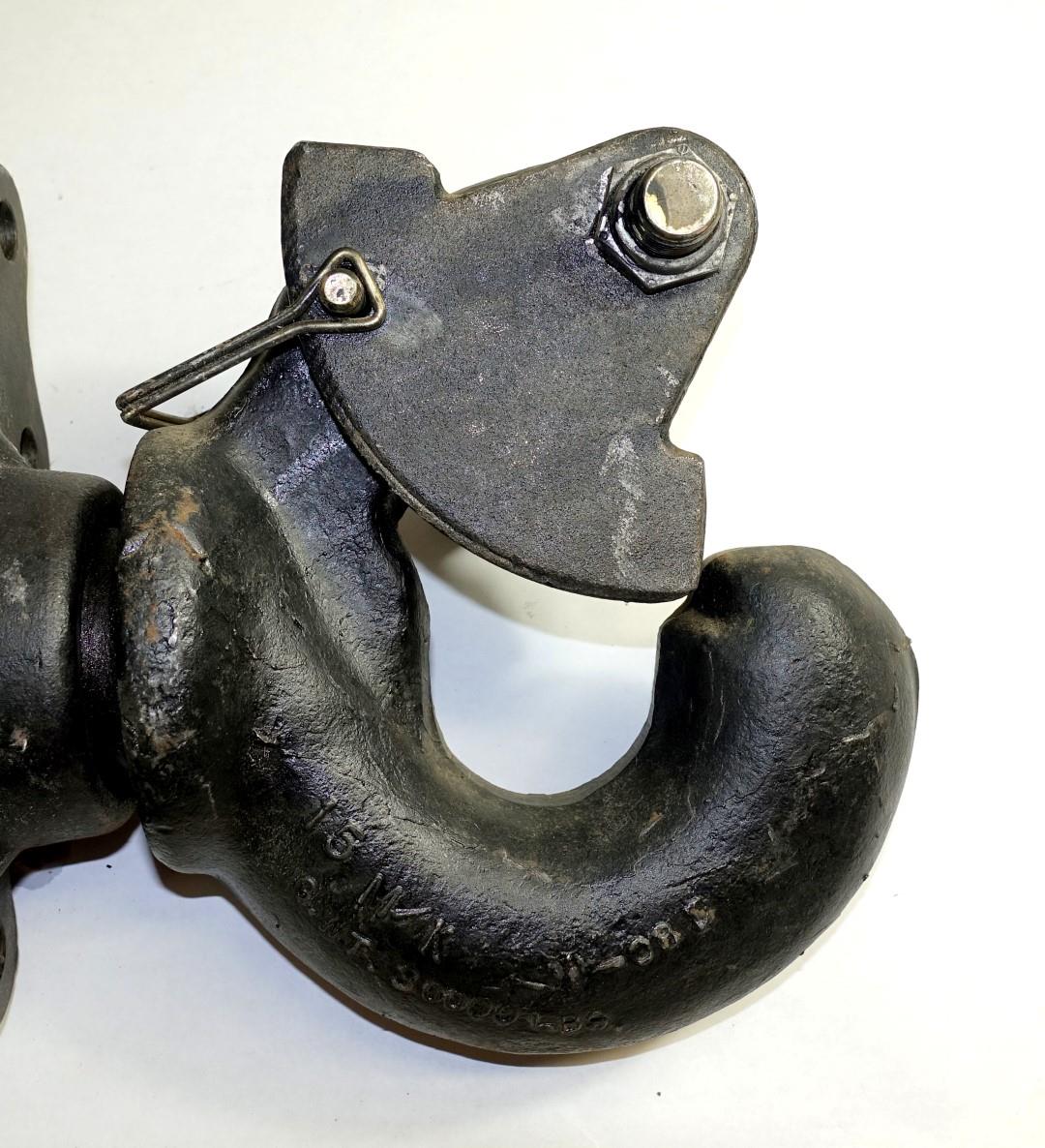 SP-1957 | SP-1957 Wallace Forge 15 Ton Spring Mounted Swivel Pintle Hook for Commercial Trucks NOS (4).JPG