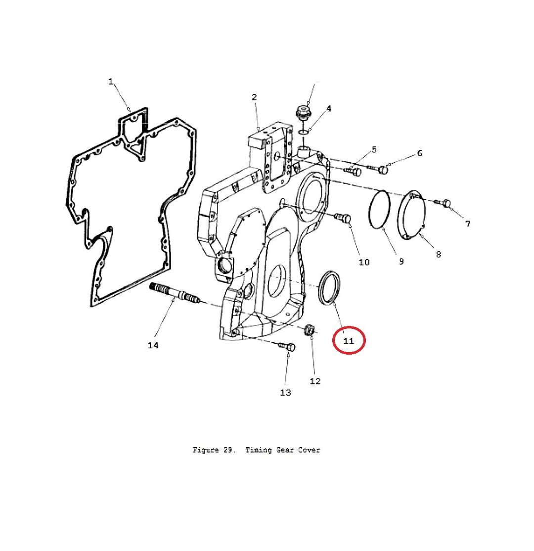 SP-2110 | SP-2110 Front Crankshaft Seal Parts Diagram (Large).JPG