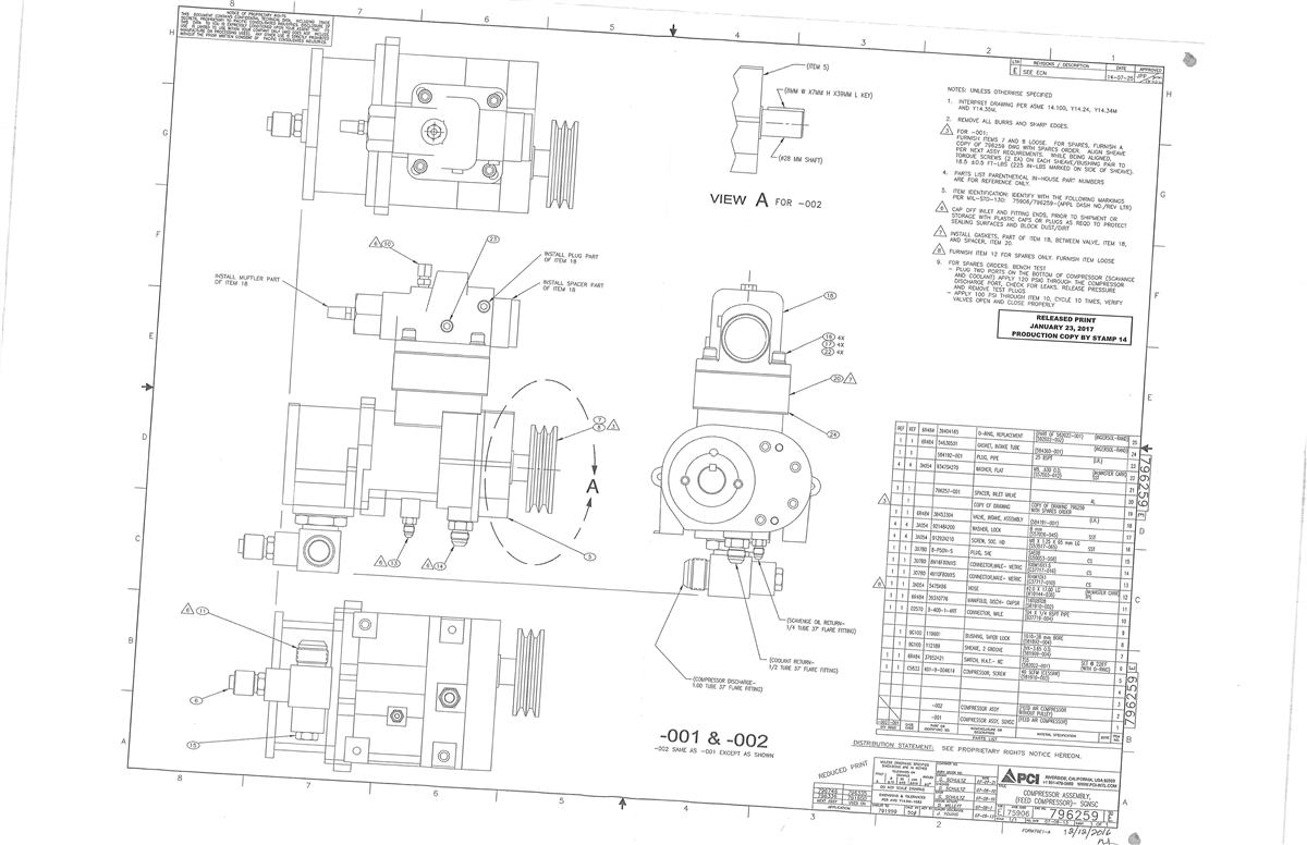 SP-2989  | SP-2989 Feed Compressor Hose Compressor Assembly F 22 Aircraft Reference (1).JPG