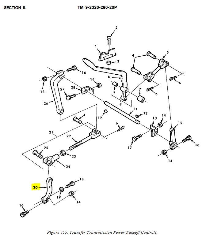 9M-1821 | Shift Linkage Arm PTO Dia1.JPG