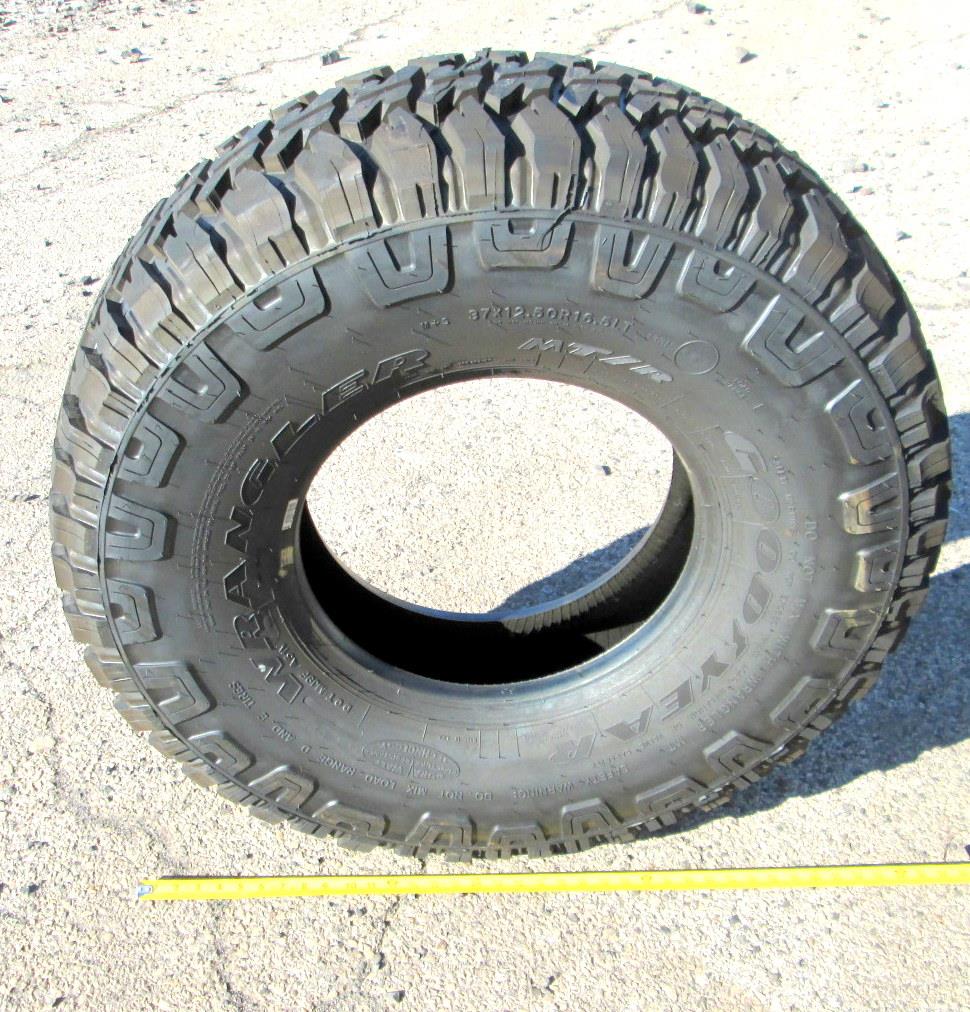 TI-1830 | TI-1830 Goodyear Wrangler MTR 37x12.50R16.5LT Tire 100% Tread (15).JPG