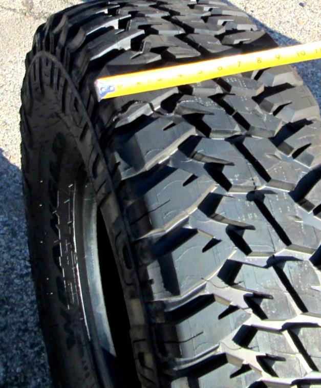 TI-1830 | TI-1830 Goodyear Wrangler MTR 37x12.50R16.5LT Tire 100% Tread (17).JPG