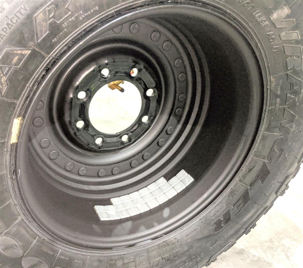 TI-1835 | TI-1835 Goodyear Wrangler MTR 37x12.50R16.5LT Tire Mounted on 24 Bolt Rim with CTIS - 100 Tread H (23).jpg