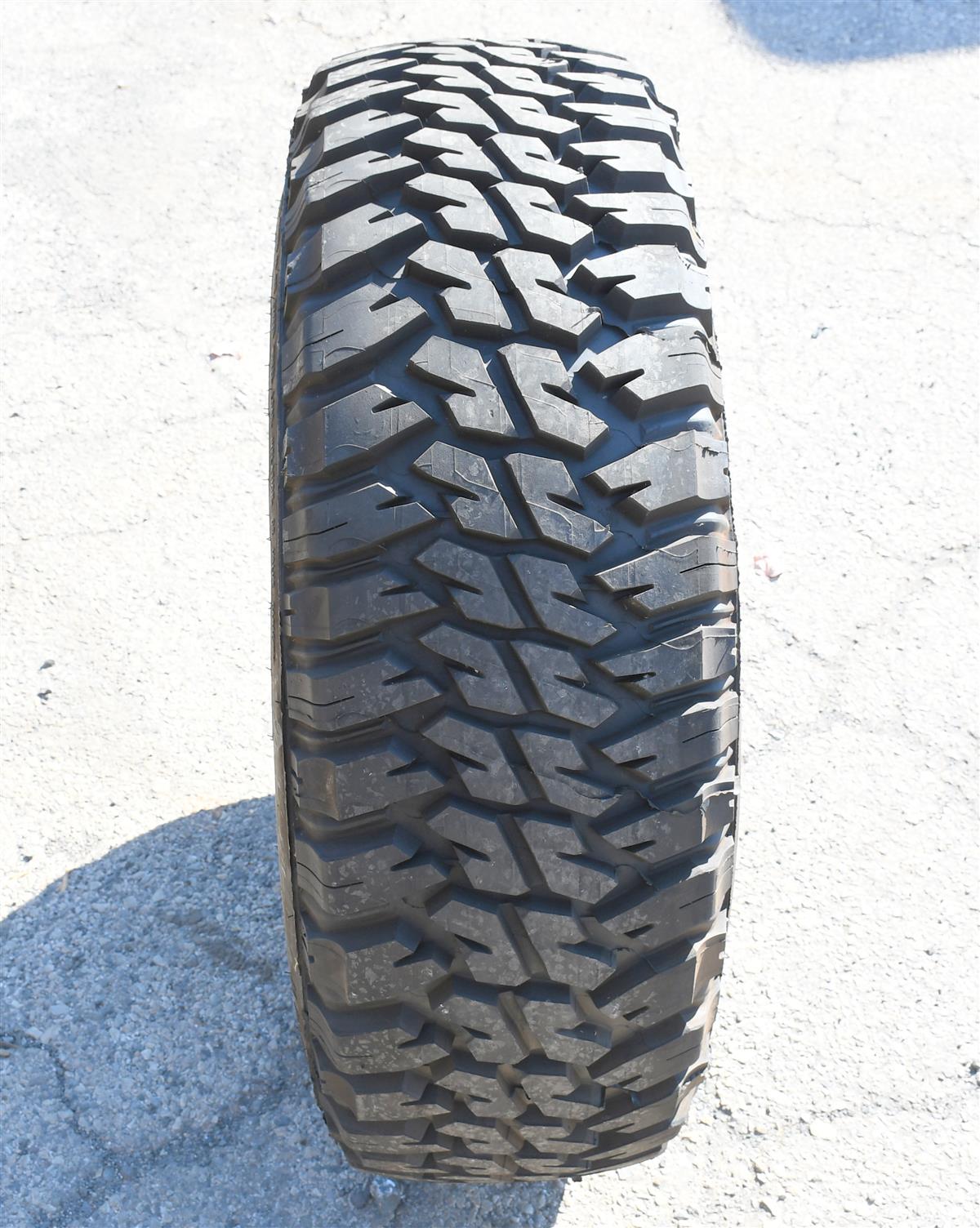 TI-1876 | TI-1876  Goodyear Wrangler Enforcer MT 37x12.50R16.5LT Mounted on 24 Bolt Rim 100% Tread HMMWV (7).JPG