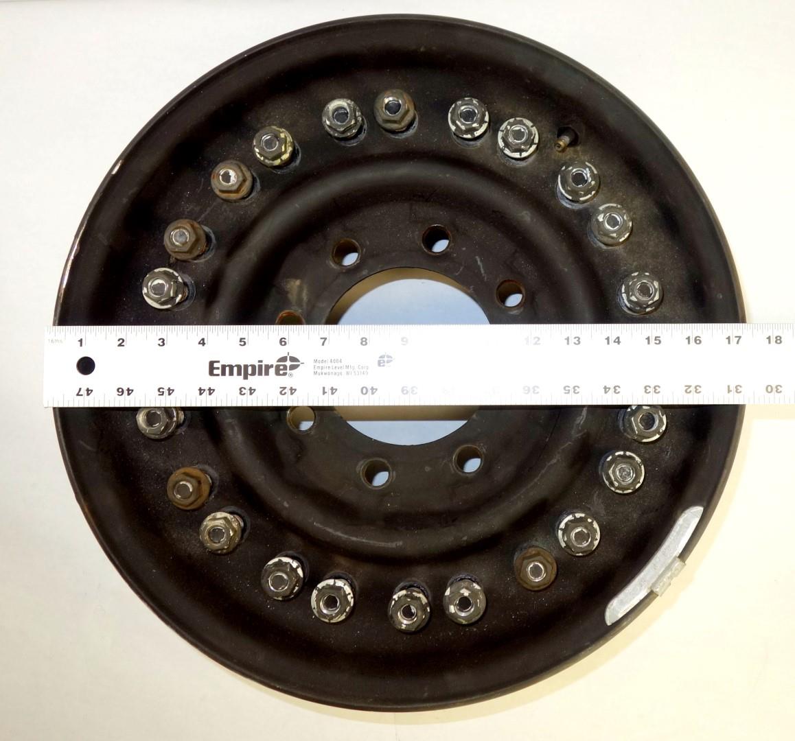 TI-253 | TI-253  16.5 x 8.25 24 Stud 8 Hole 2 Piece Wheel  Rim USED (3).JPG