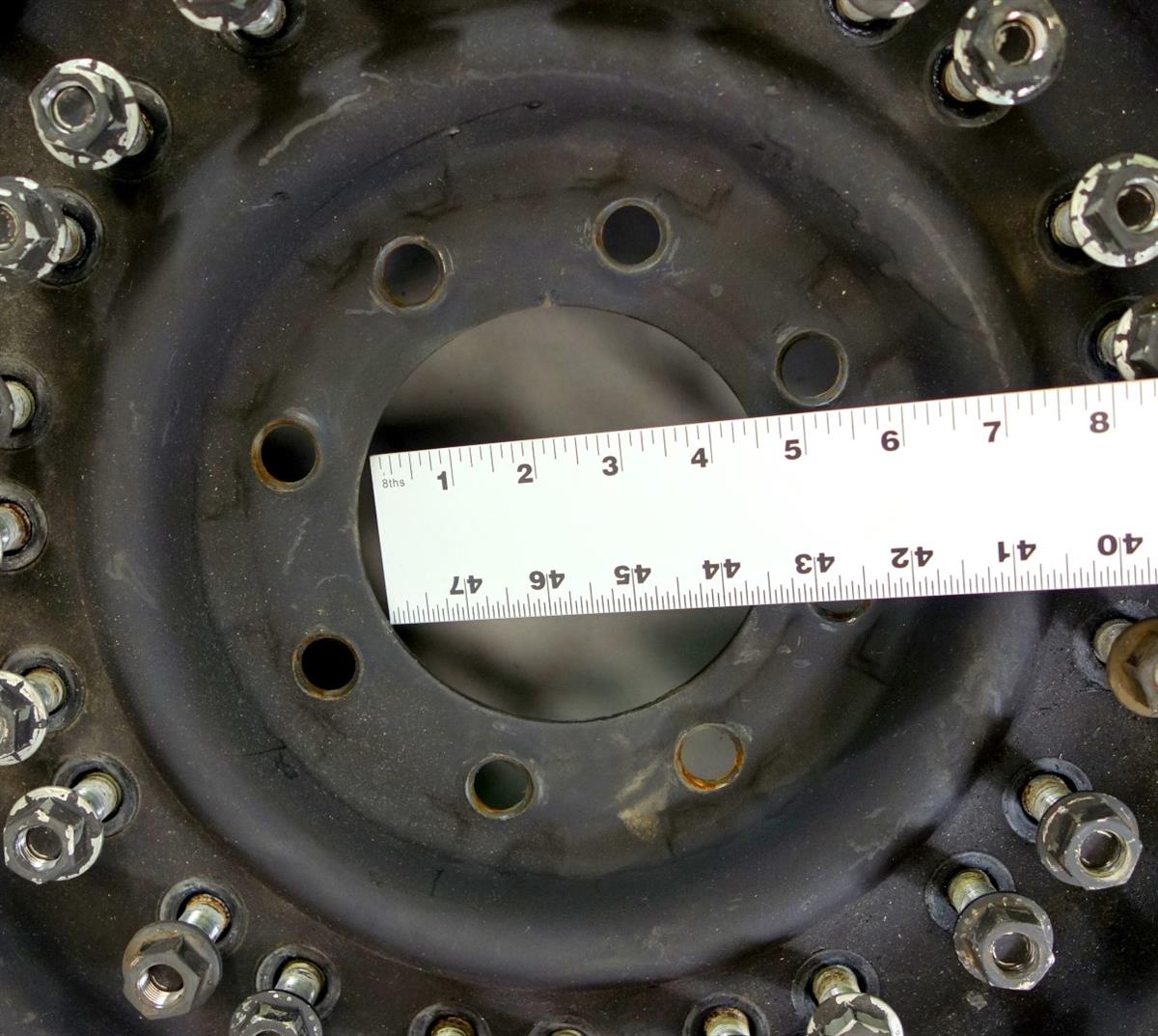 TI-253 | TI-253  16.5 x 8.25 24 Stud 8 Hole 2 Piece Wheel  Rim USED (6).JPG