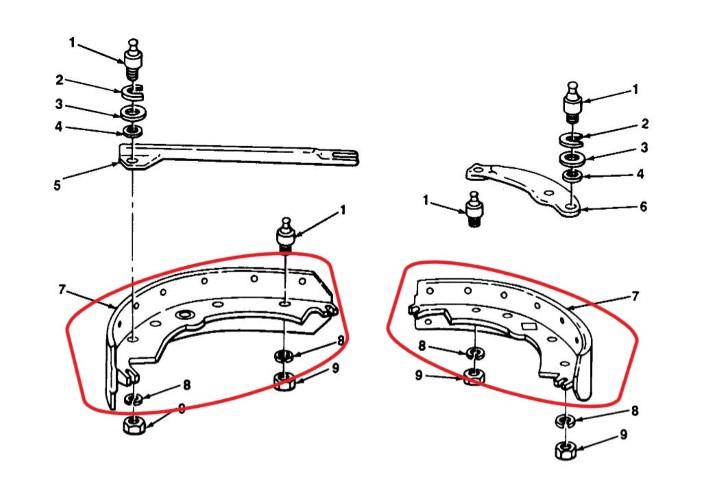 TR-221 | TR-221-Brake Shoe and Lining M105A2 G749 (1).JPG